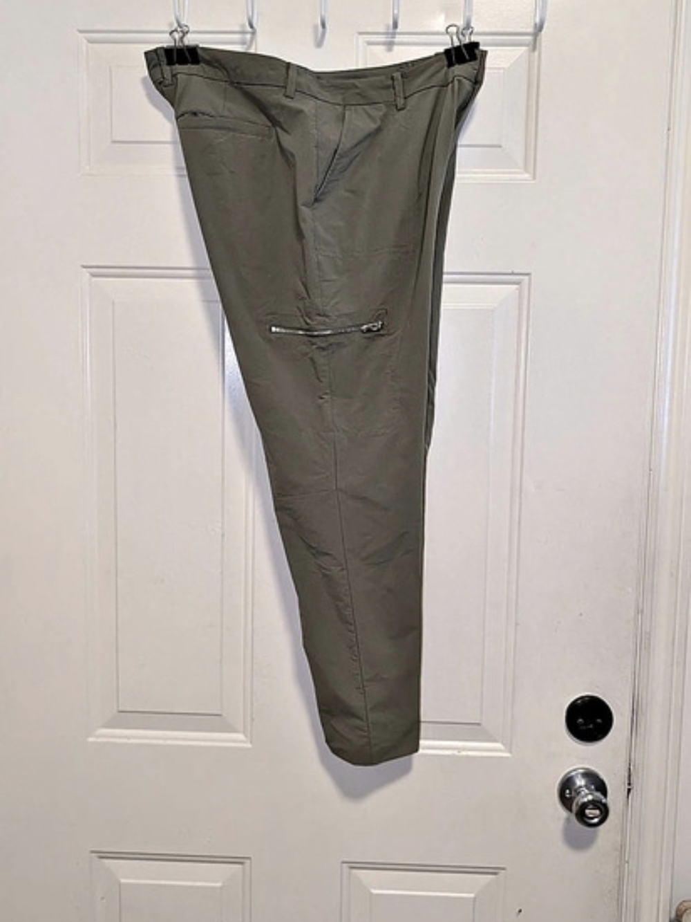 Gap S18C348-00 SLO CARGO PANT WLDEN GRN Cargo Pants in Green Size 10 Like New - Picture 4 of 10